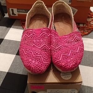 Pink Dip Dyed Toms